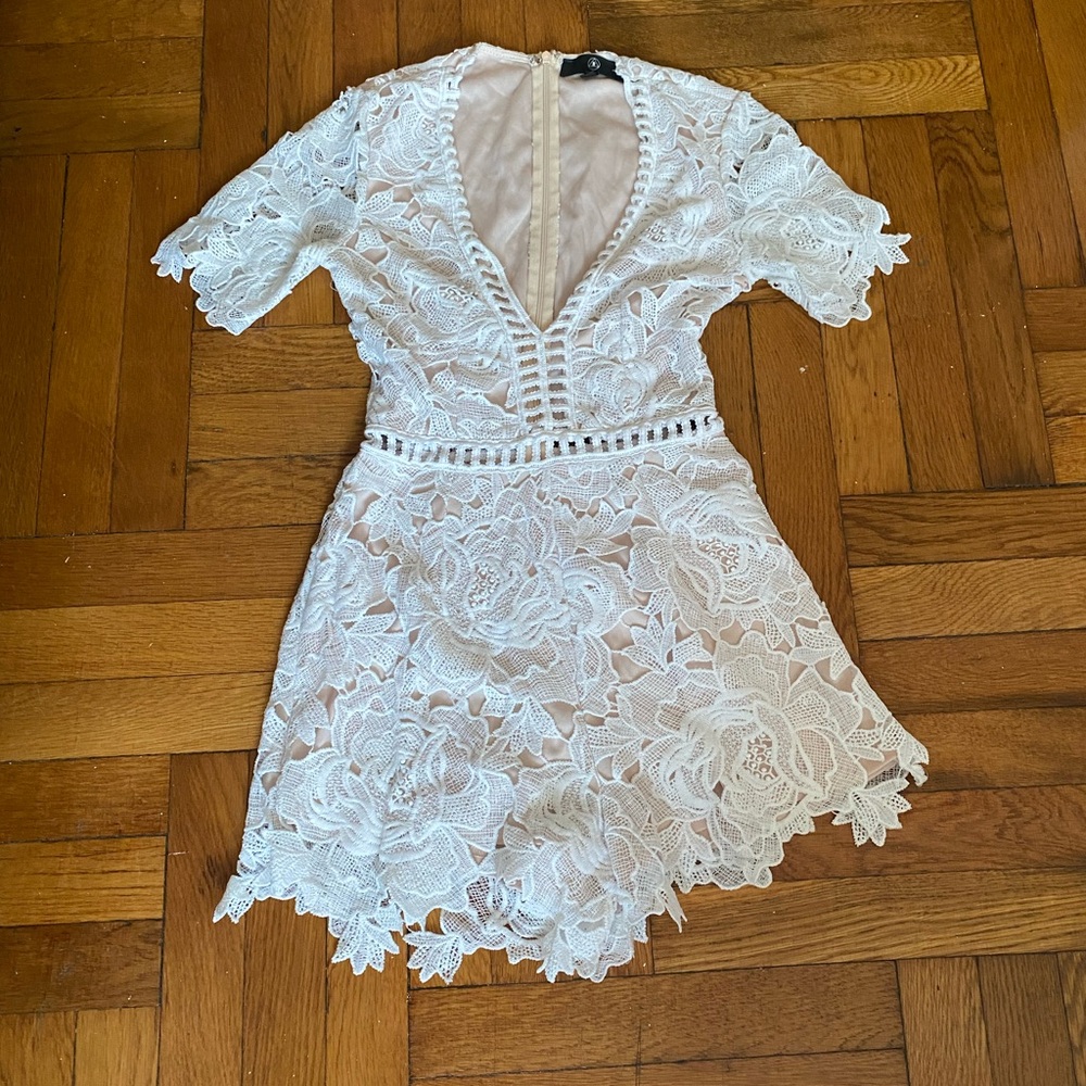Missguided Lace Romper - Size 2 - Picture 3 of 9